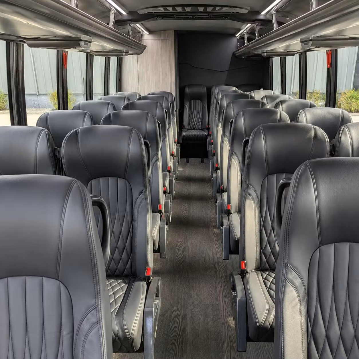 25 passenger minibus interior