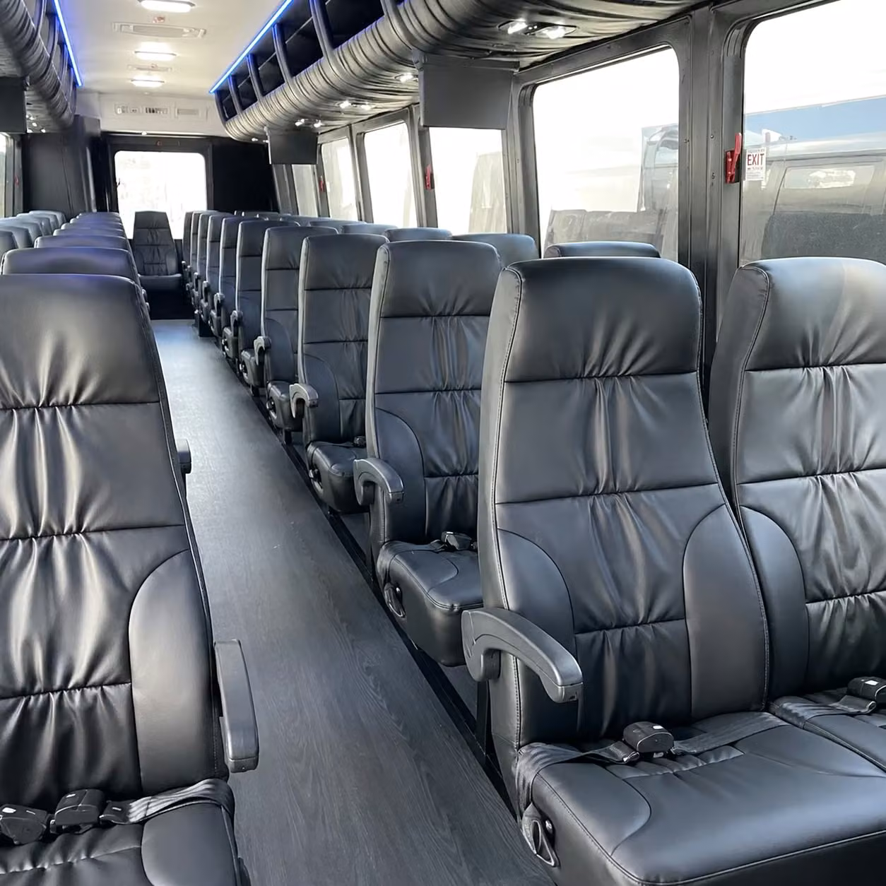 35 passenger minibus inside