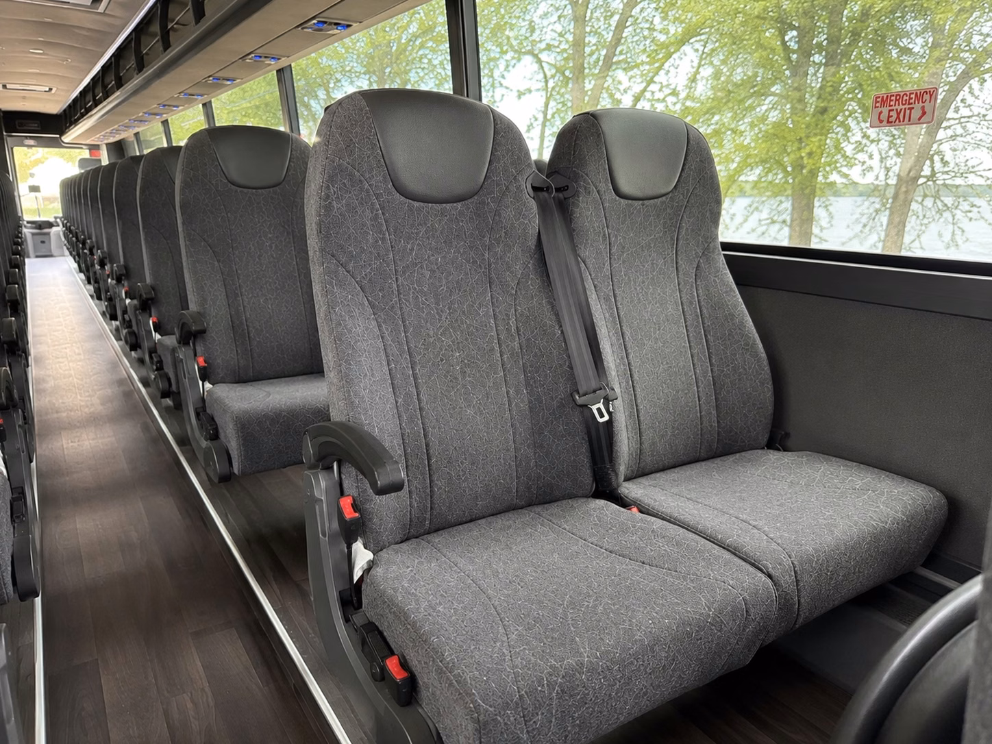 charter bus rentals for lewisville weddings and wedding weekends