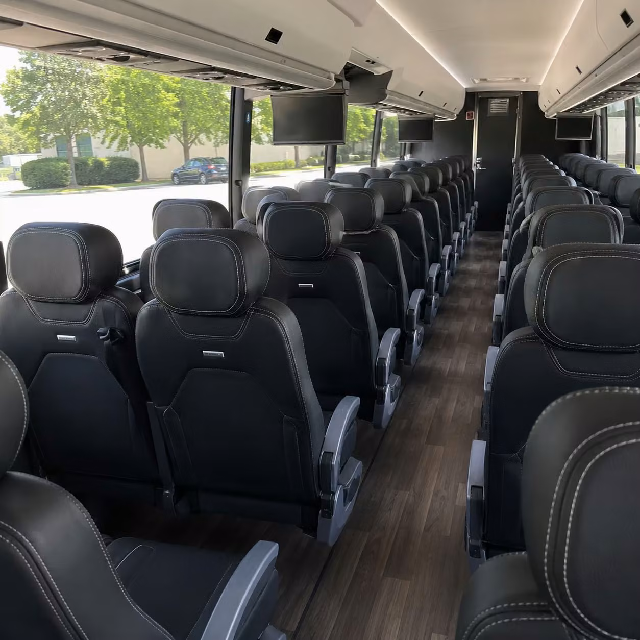 lewisville charter bus interior