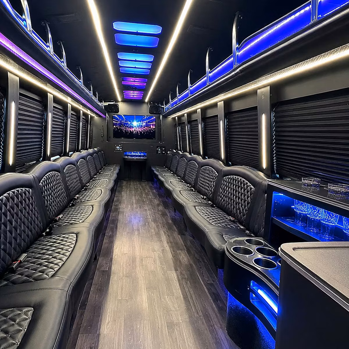 party bus interior